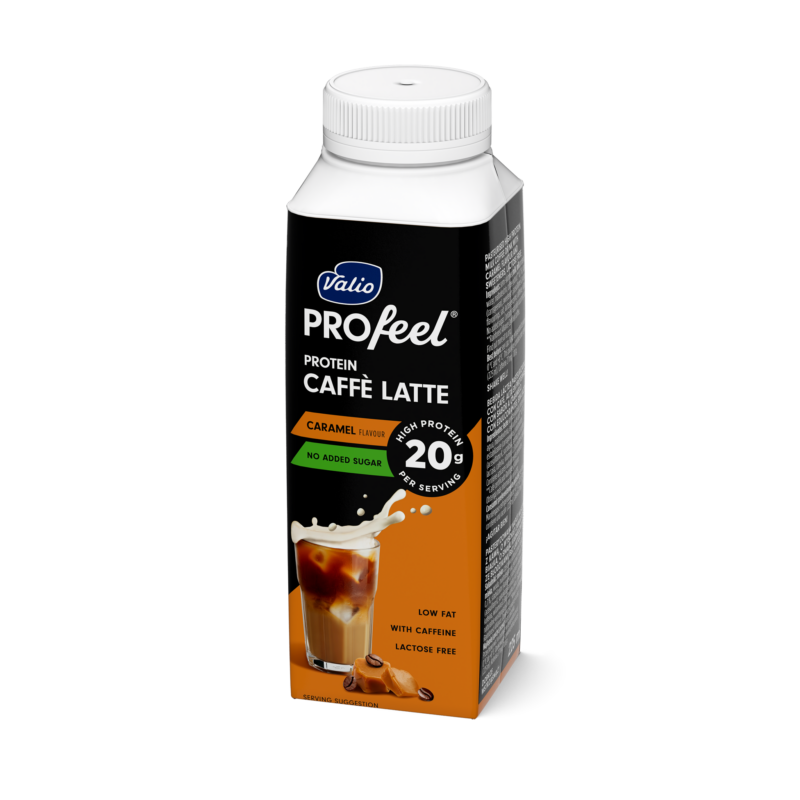 Valio PROfeel® protein caffè latte 225 ml caramel laktoositon
