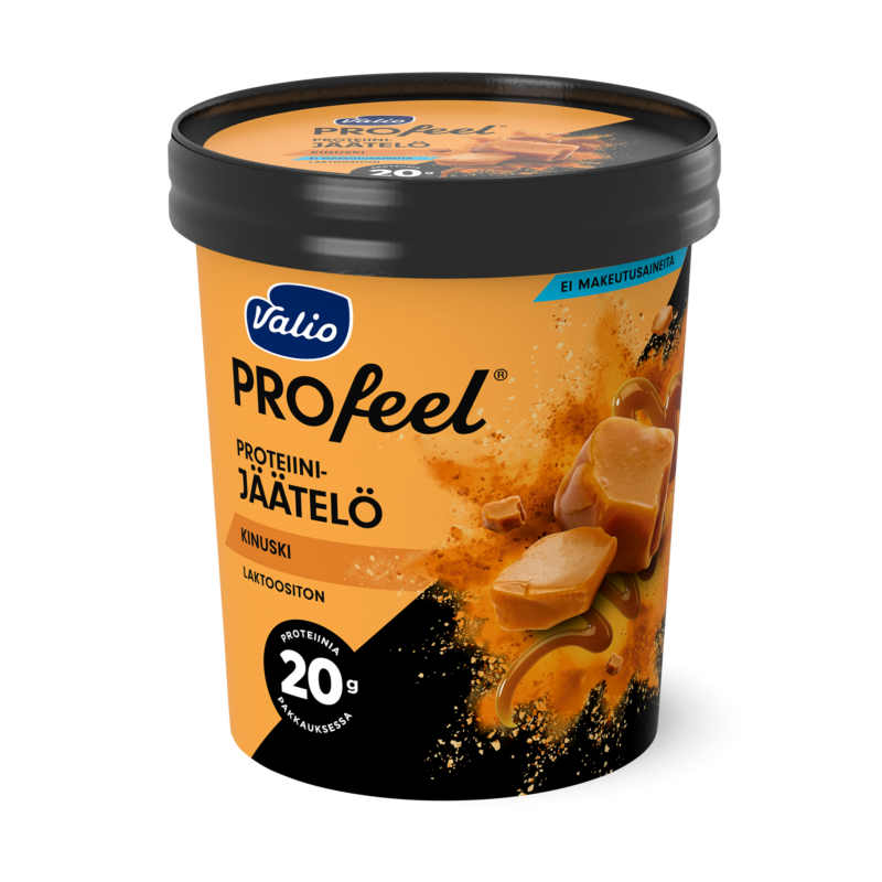 Valio PROfeel® proteiinijäätelö 480 ml kinuski laktoositon
