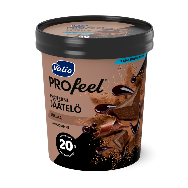 Valio PROfeel® proteiinijäätelö 480 ml suklaa laktoositon