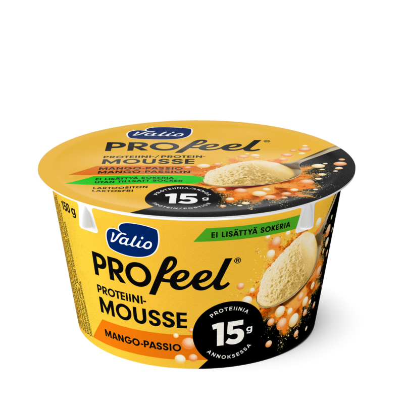 Valio PROfeel® proteiinimousse 150 g mango-passio laktoositon