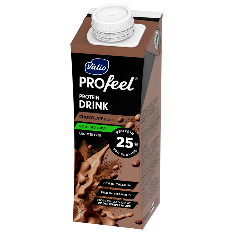 Valio PROfeel® sokeroimaton proteiinijuoma suklaa 250 ml UHT laktoositon