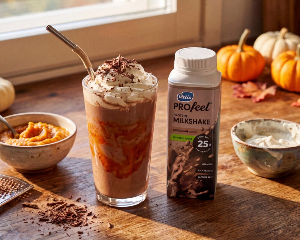 Chokladig pumpaspice-milkshake