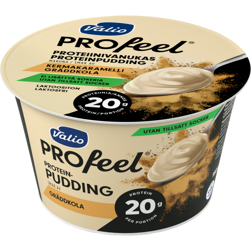 Valio PROfeel® proteinpudding gräddkola