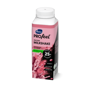 Valio PROfeel® Protein milkshake o smaku lodów truskawkowych 250 ml