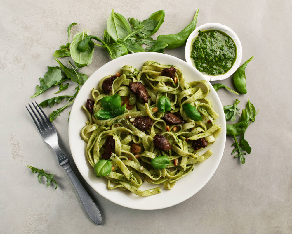 Härkis-pestopasta