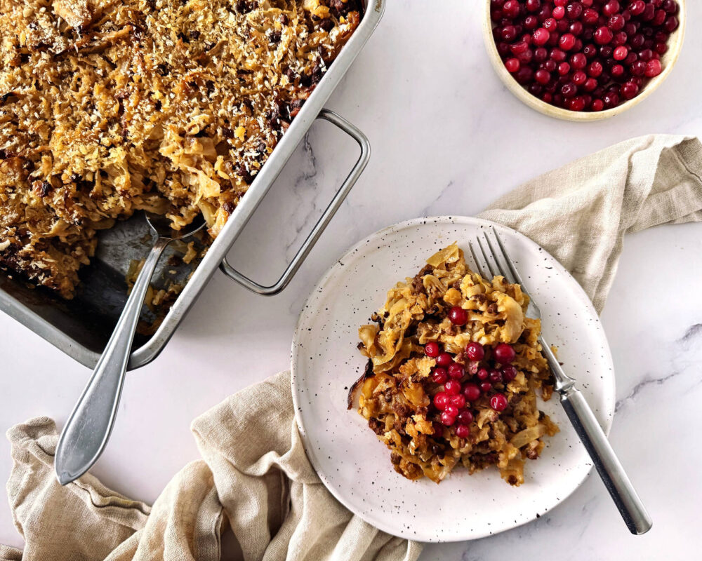 Vegaaninen kaalilaatikko