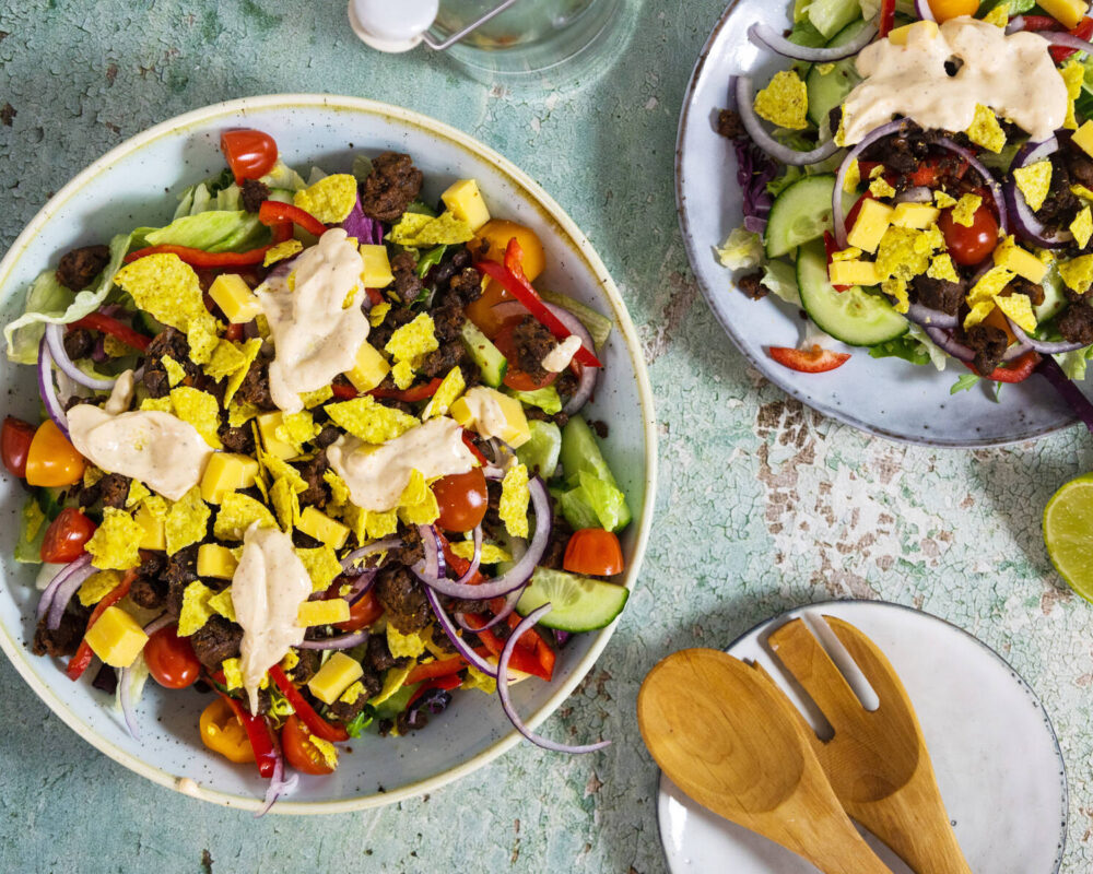 Härkis texmex-salaatti