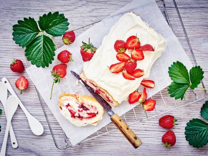 Glutenfri rulltårta