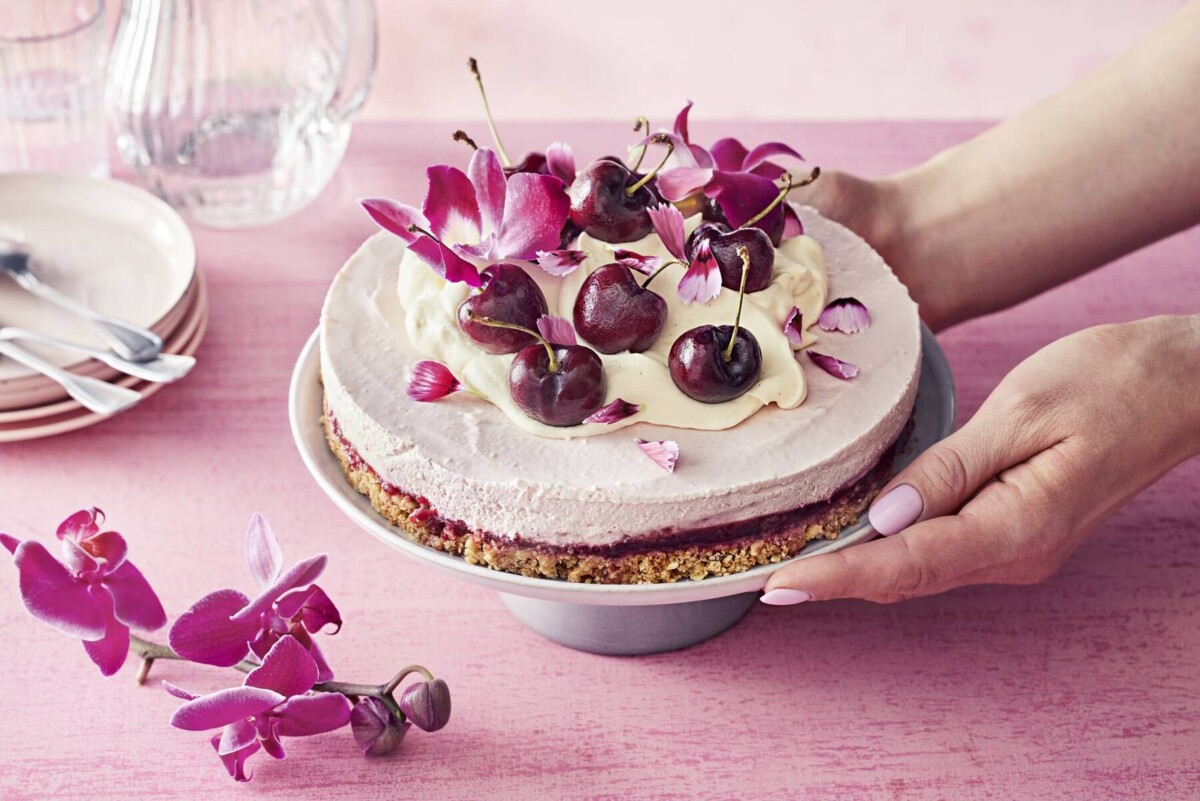 Körsbärstårta
