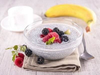 Chiapudding med vaniljpulver