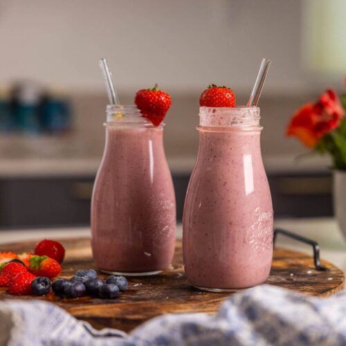 Zeinas krämiga bär- och fruktsmoothie