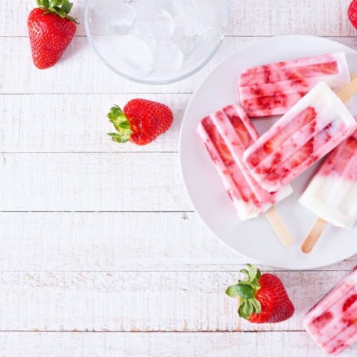 Bärdröm yoghurtpinnglass