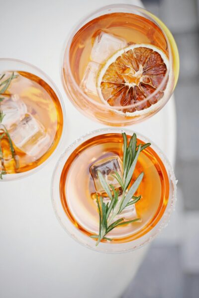 Festlig lemonad med mynta