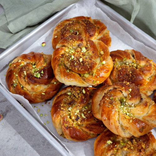 Karlsbaderbullar med pistage