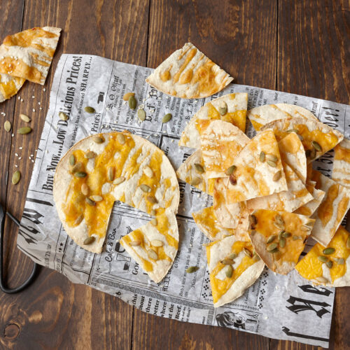 Ostgratinerade tortillasnack
