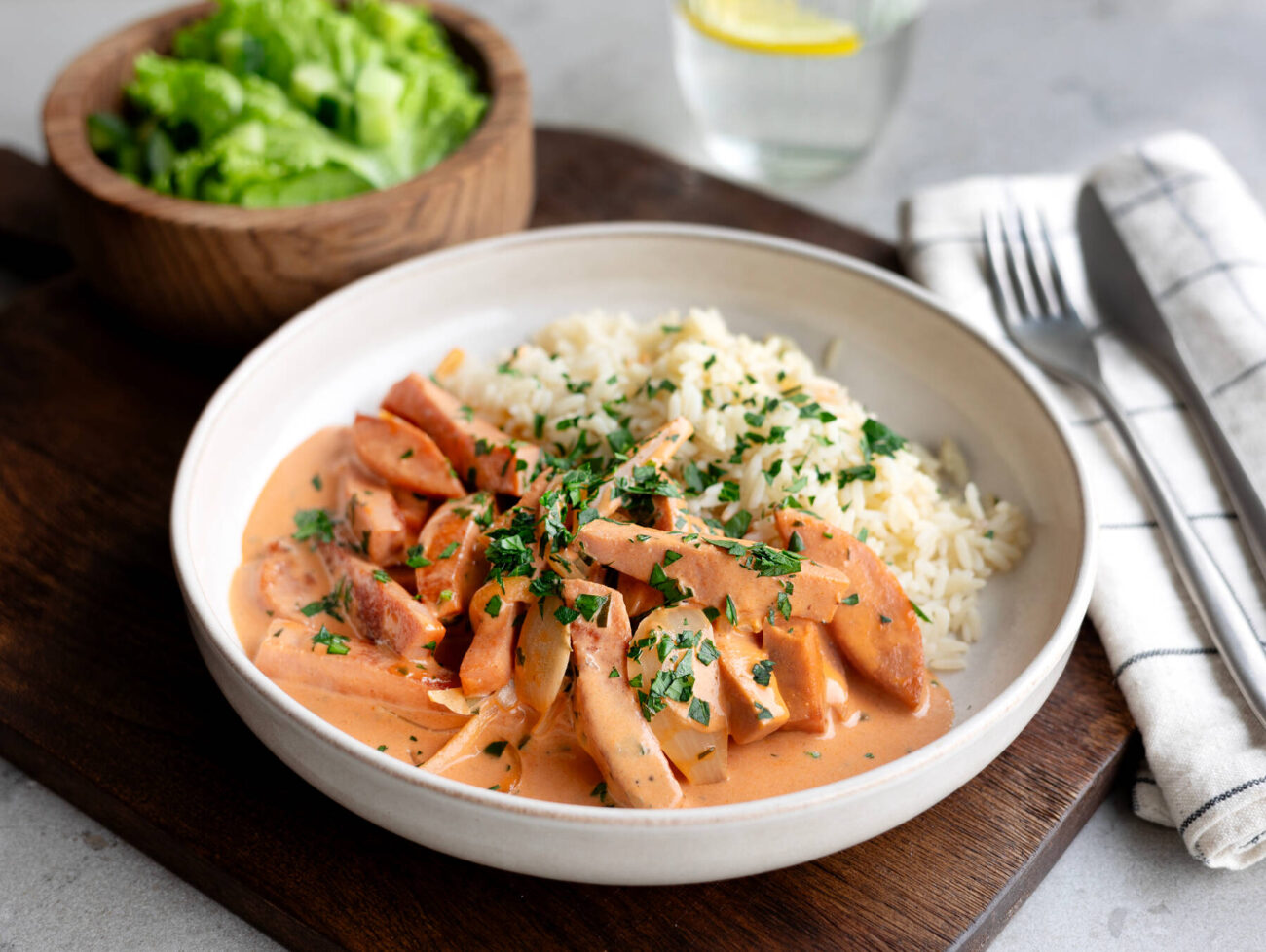Korv Stroganoff