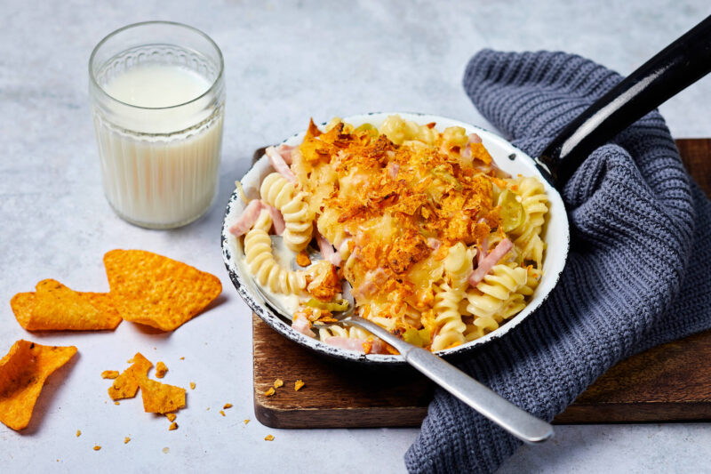 Mac’n’cheese med chili för två