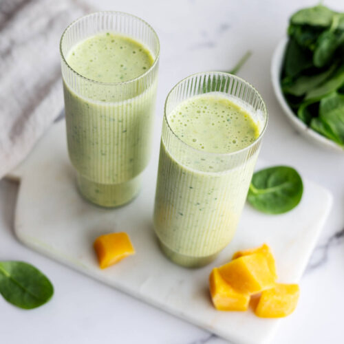 Mango- och spenatsmoothie