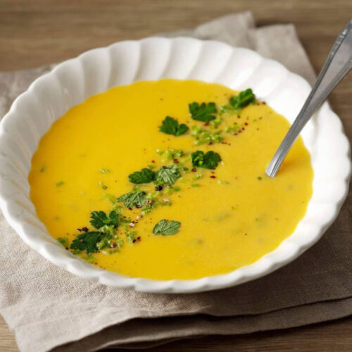 Krämig morotssoppa med chili