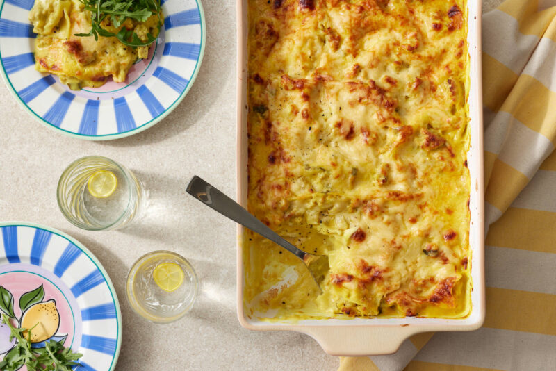 Kycklinglasagne med citron och mascarpone