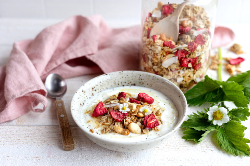 Jordgubbsgranola