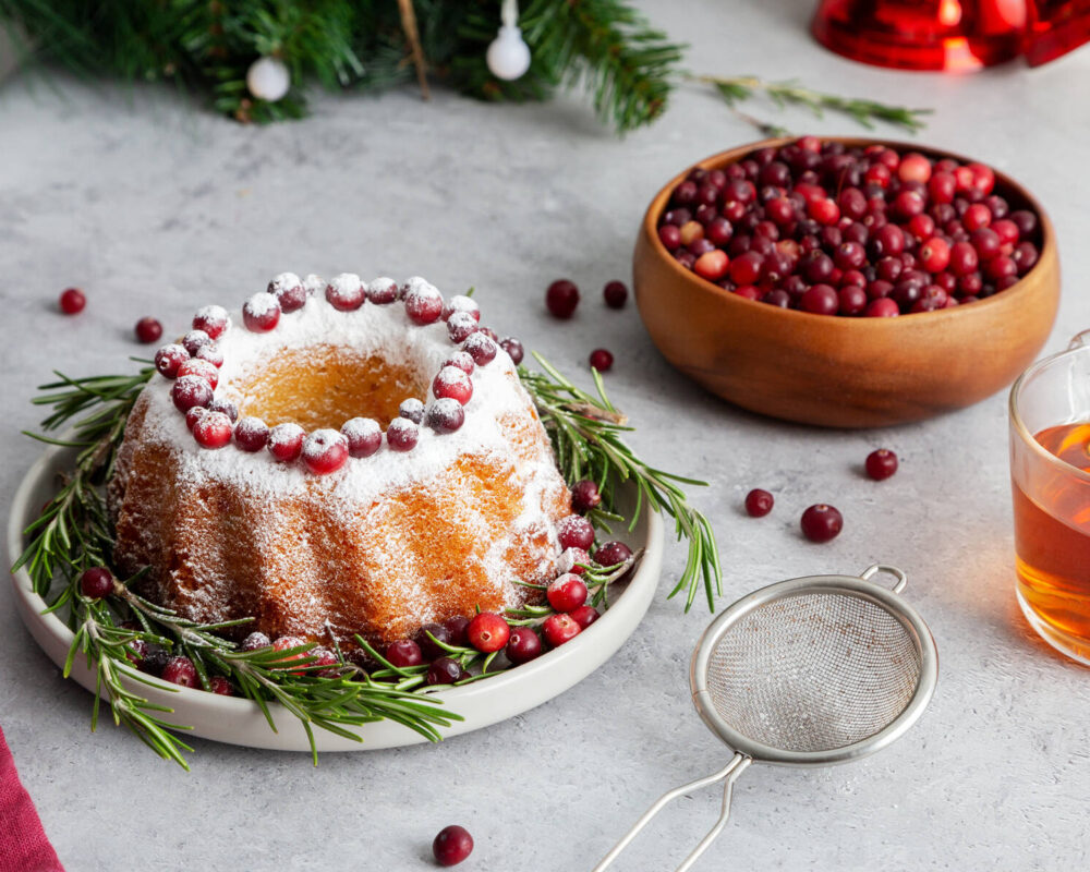 Mjuk pepparkaka med lingon