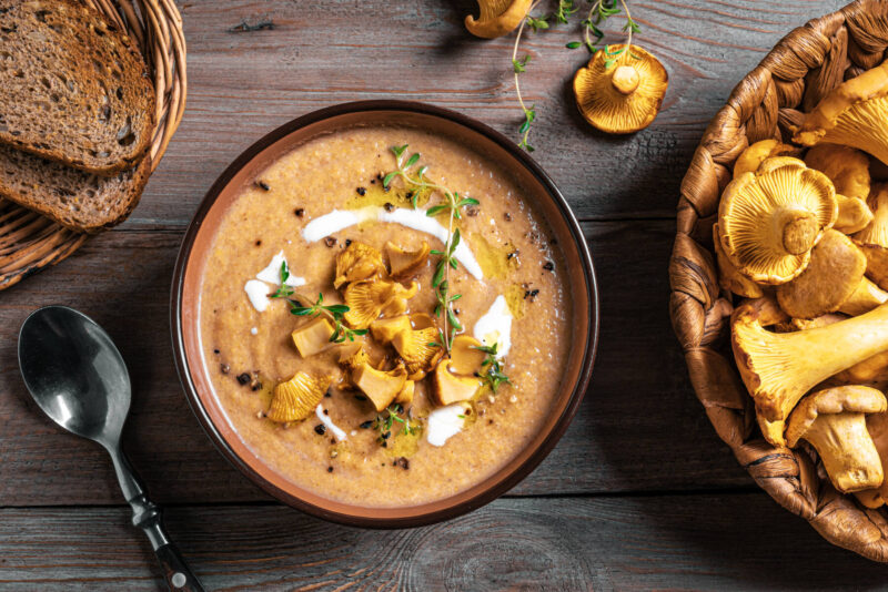 kantarellsoppa