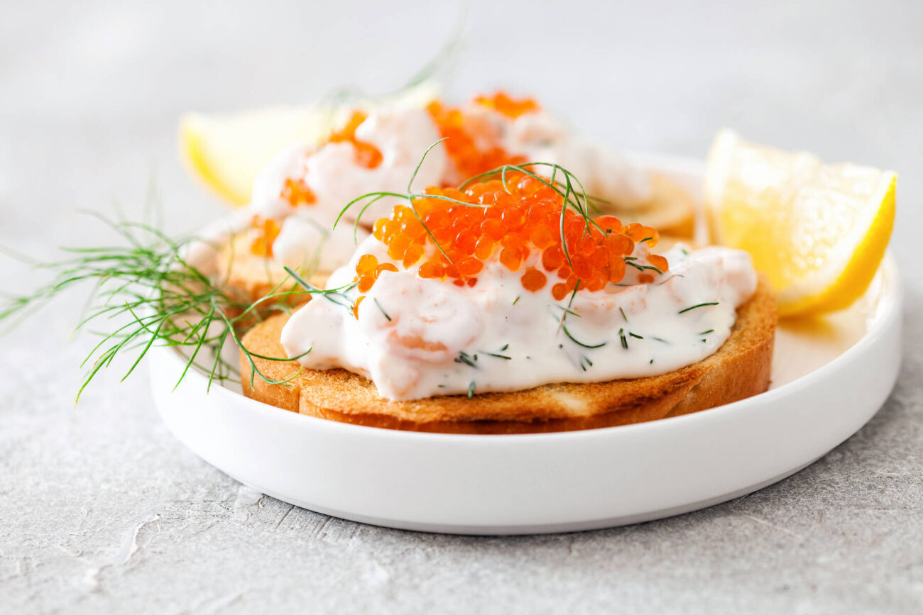 Toast skagen