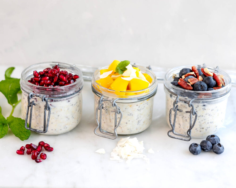 Overnight oats med vaniljkvarg