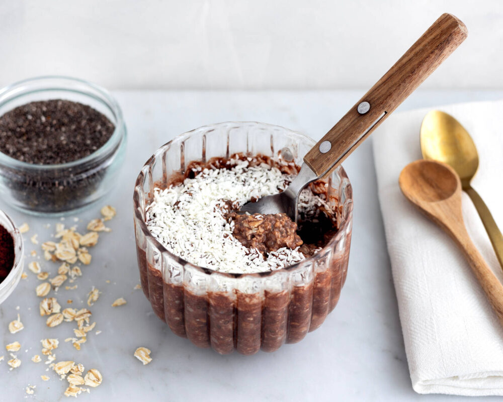 Overnight oats chokladboll