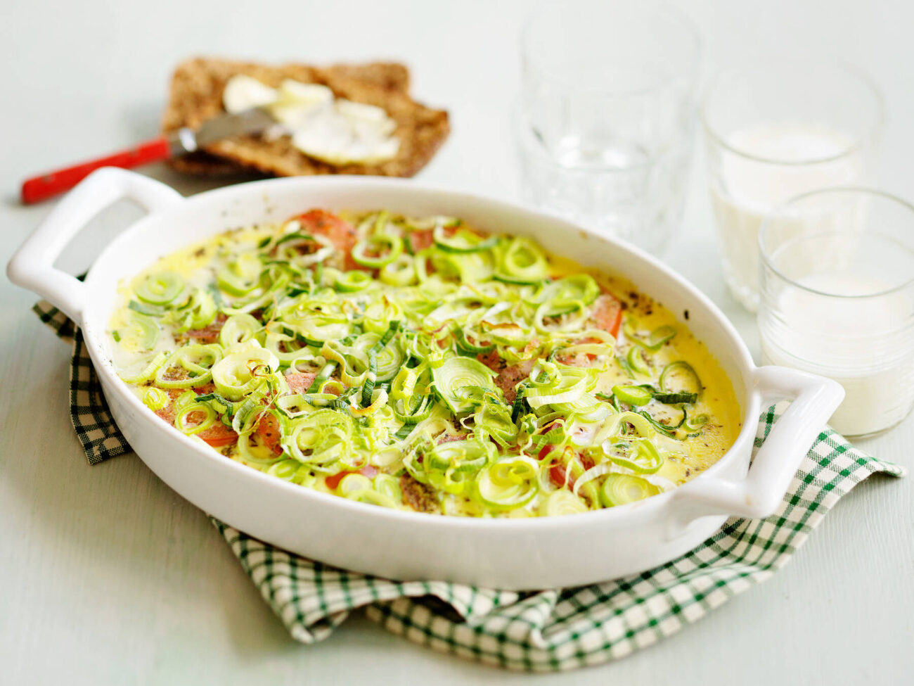 Fiskgratäng med pizzasmak