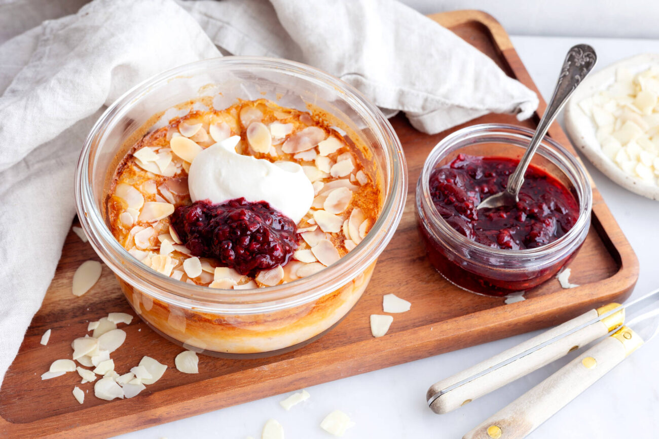 Ostkaka med cottage cheese