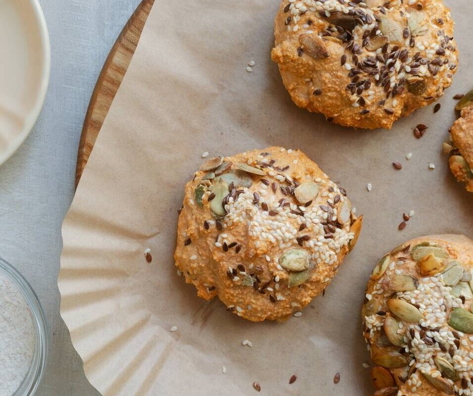 Saftiga frallor med cottage cheese