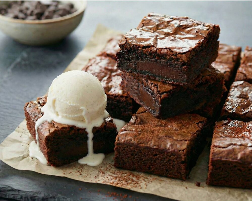 Proteinrika brownies med cottage cheese