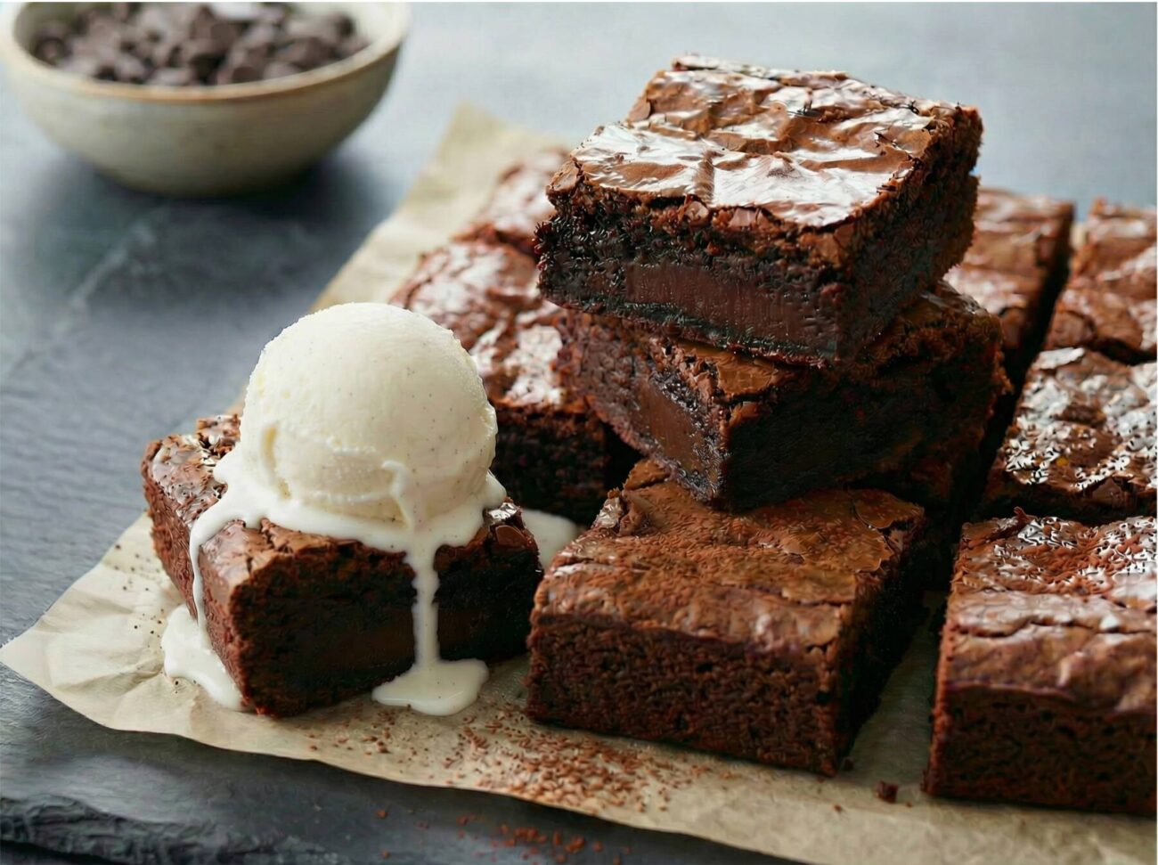 Proteinrika brownies med cottage cheese
