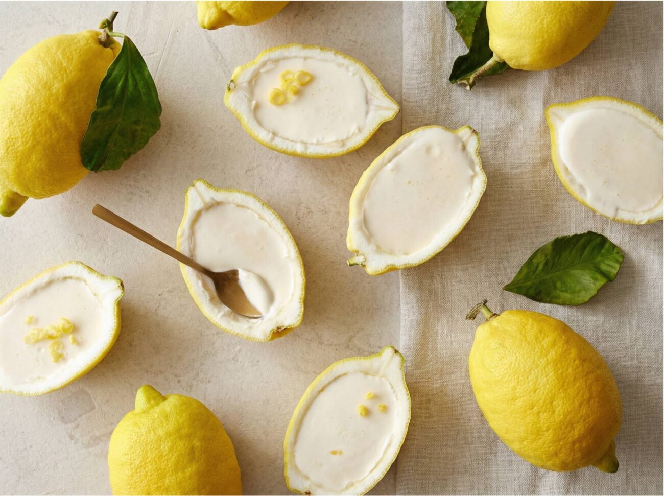Vit chokladmousse med citron