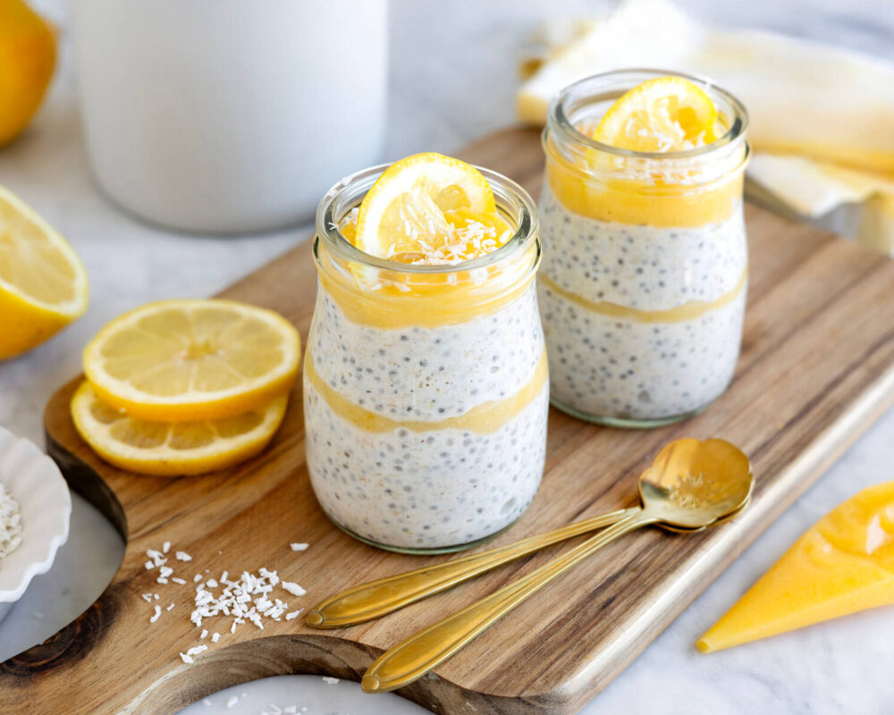 Overnight oats med lemon curd