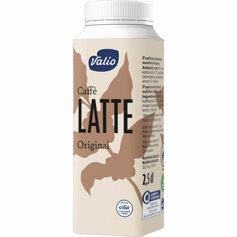 Valio Latte original mjölkkaffedryck 2,5 dl laktosfri