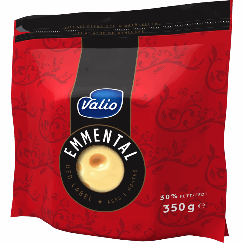 Valio emmental rödstämplad 6 månader e350 g