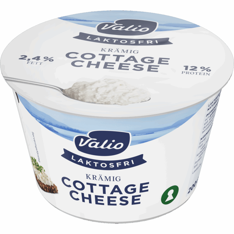 Valio Laktosfri cottage cheese 2,4% 200 g