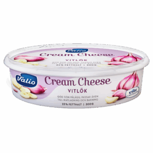 Valio Laktosfri cream cheese vitlök 23% 200 g