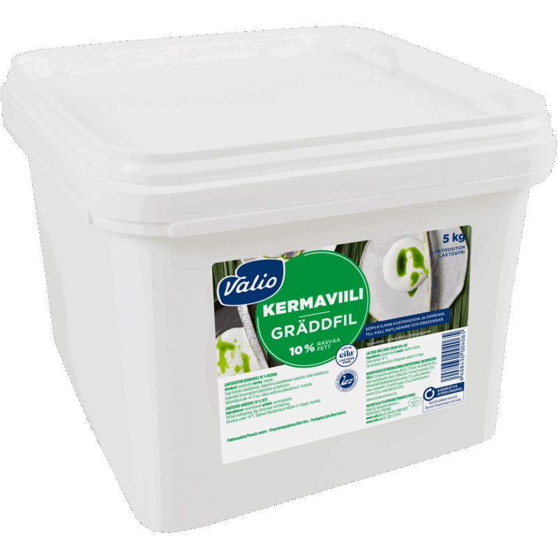 Valio gräddfil laktosfri 5 kg
