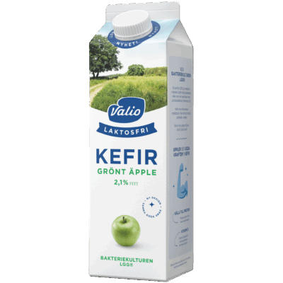 Valio Laktosfri kefir grönt äpple 2,1% 1000 g