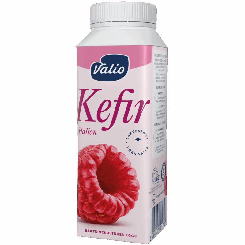 Valio Laktosfri kefir 250 ml hallon