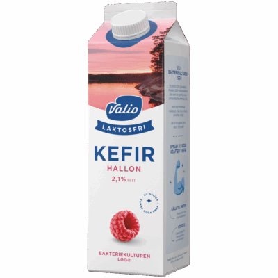 Valio Laktosfri kefir hallon 2,1% 1000 g