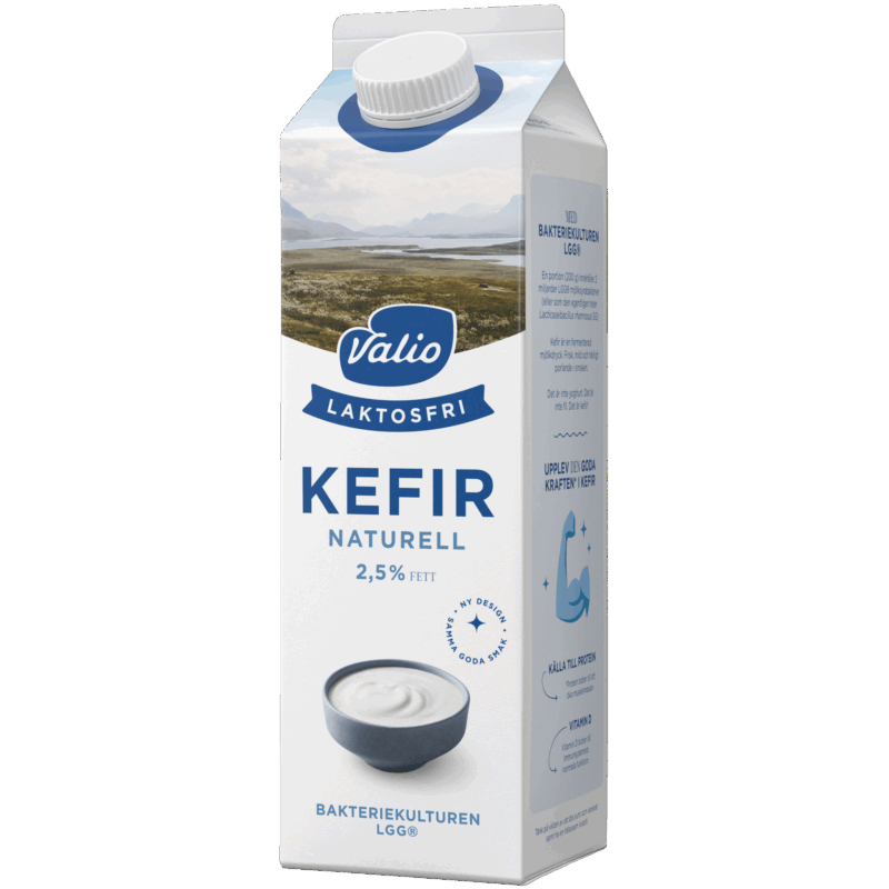Valio Laktosfri kefir naturell 2,5% 1000 g