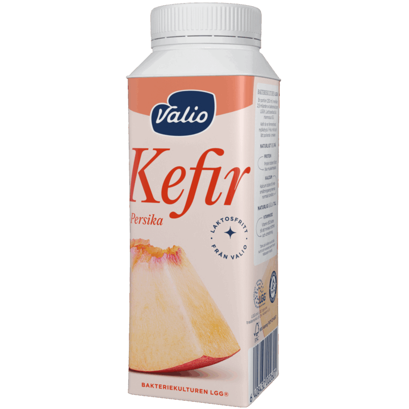 Valio Laktosfri kefir 250 ml persika