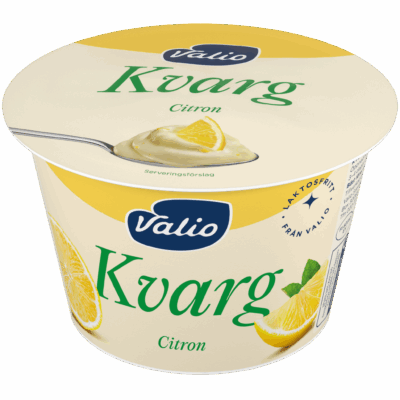 Valio Laktosfri kvarg citron 7%