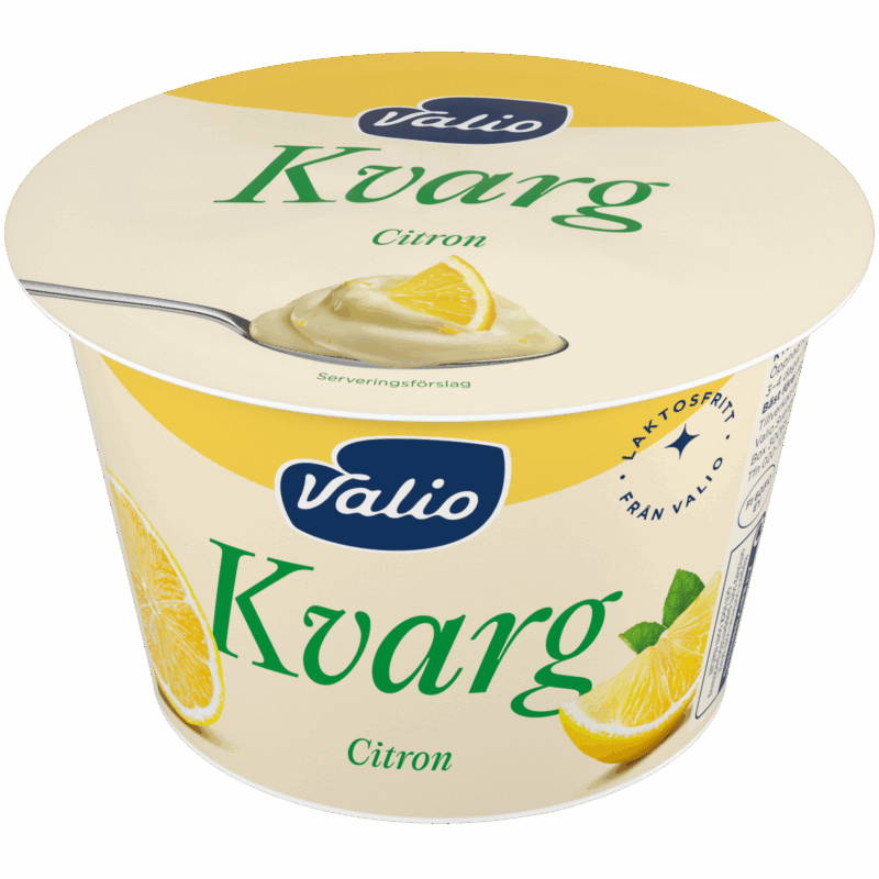 Valio Laktosfri kvarg citron 7%