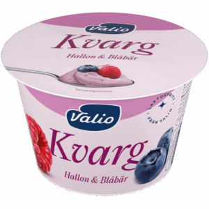 Valio Laktosfri kvarg hallon-blåbär 7% 200 g